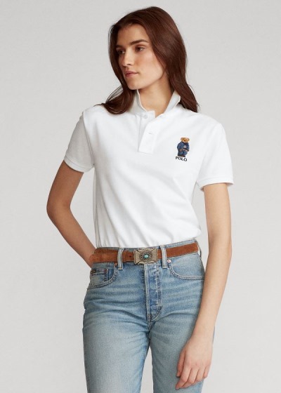 Dámské Polokošile Polo Ralph Lauren Classic Fit Bear - 79218-UPXZ